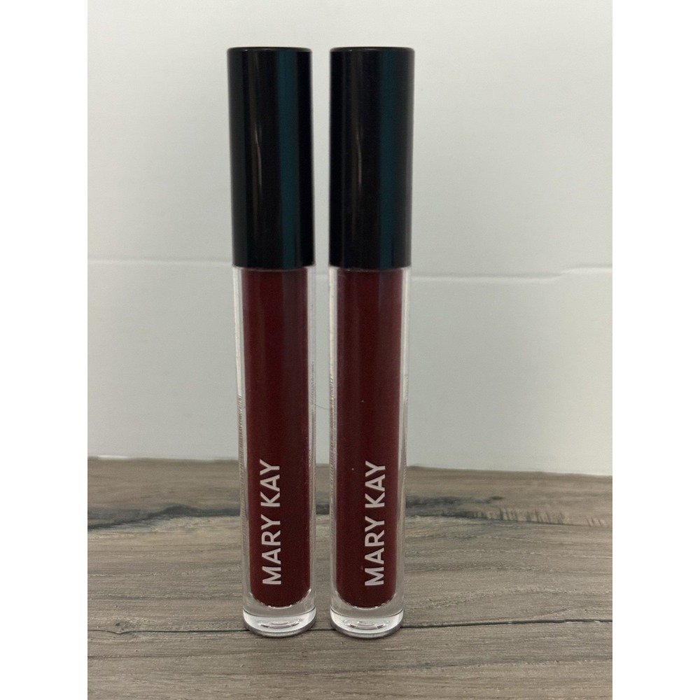 Lot Of 2 Mary Kay Matte Liquid Lipstick Red Noir 220392 Full Size NEW
